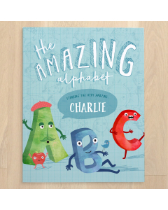 Tinyme Amazing Alphabet Personalised Book Cover