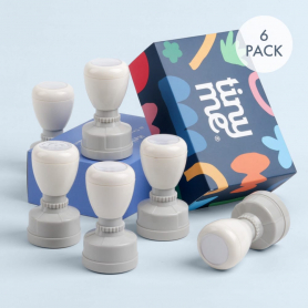 Round Teacher Stamps - 6 Pack