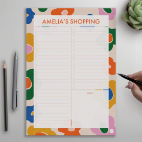 Personalized Shopping List Pad