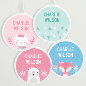 Tinyme Personalised Bag Tag 4 Pack