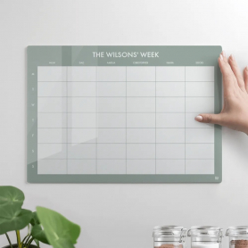 Personalised Weekly Planner | Wall & Magnetic Family Planner - Tinyme