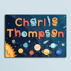 Personalized Name Puzzle - Premium Jumbo (2 Names)