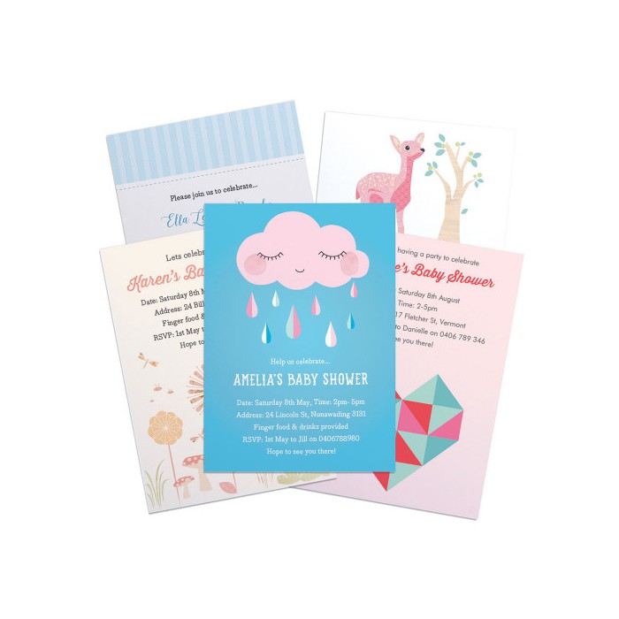 Baby shower invitations canada discount